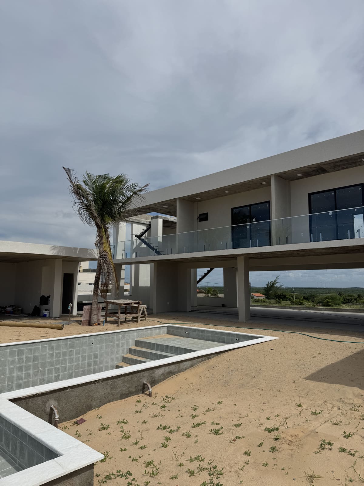 Fachada da Casa em Canoa Quebrada em execução